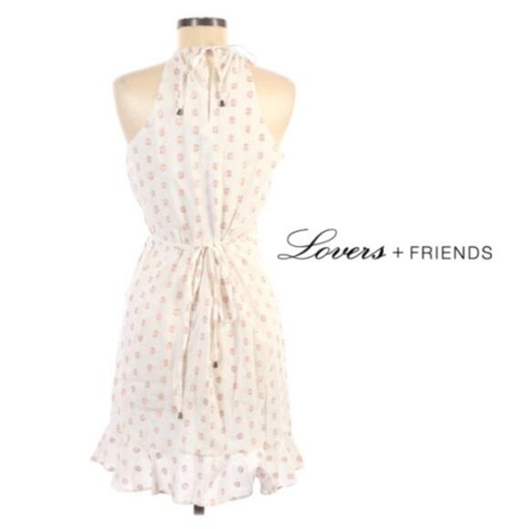 Lovers+Friends Gigi Wrap Dress size L - LARGE NEW boho - Picture 6 of 12